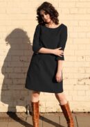 Corduroy Dress Black