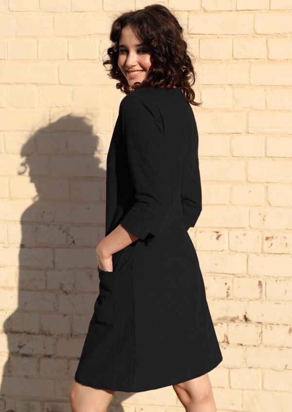 Corduroy Dress Black - Image 6
