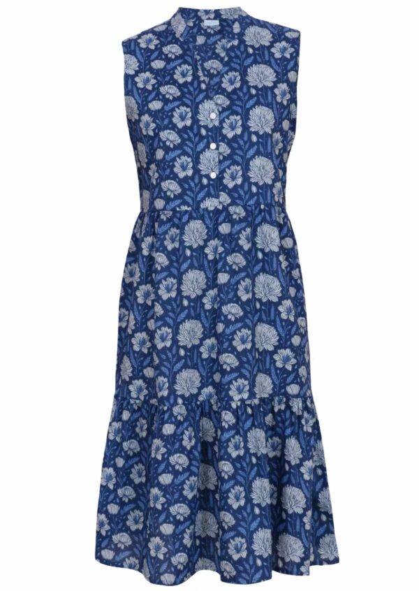 Ember Midi Dress Blue Meadow - Image 9