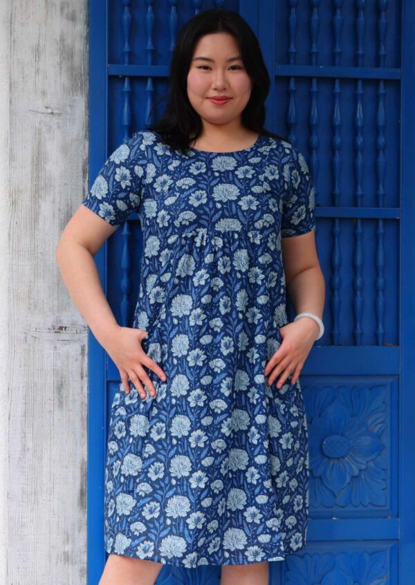 Frankie Dress Blue Meadow - Image 4