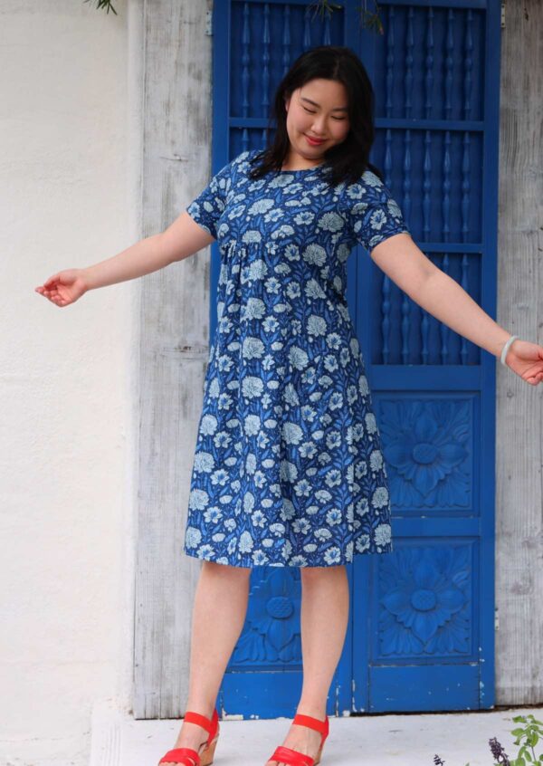 Frankie Dress Blue Meadow - Image 3