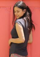 Simple Top V-neck Dark Grey