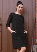Corduroy Dress Black