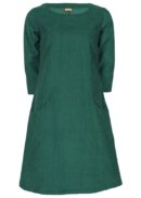 Corduroy Dress Hunter Green