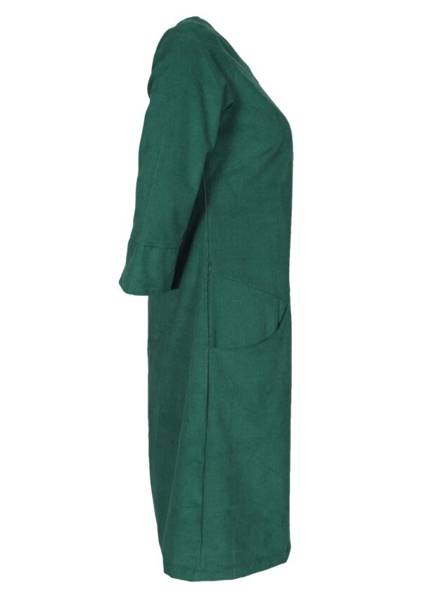 Corduroy Dress Hunter Green - Image 8