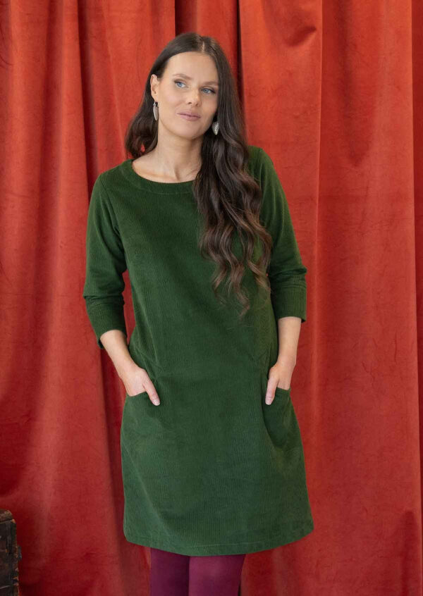 Corduroy Dress Douglas Fir - Image 7