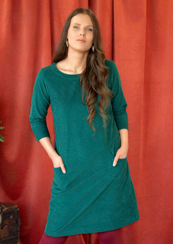 Corduroy Dress Everglade