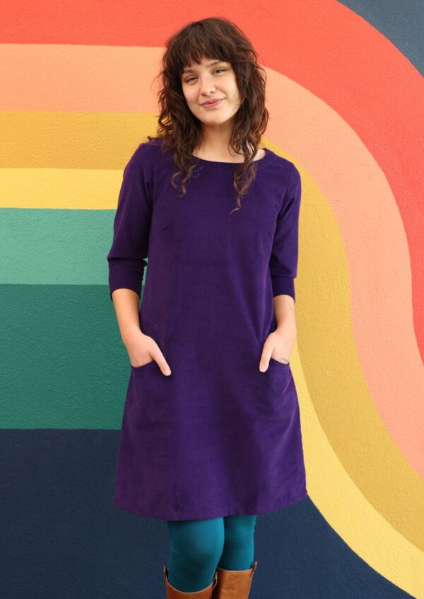 Corduroy Dress Parachute Purple