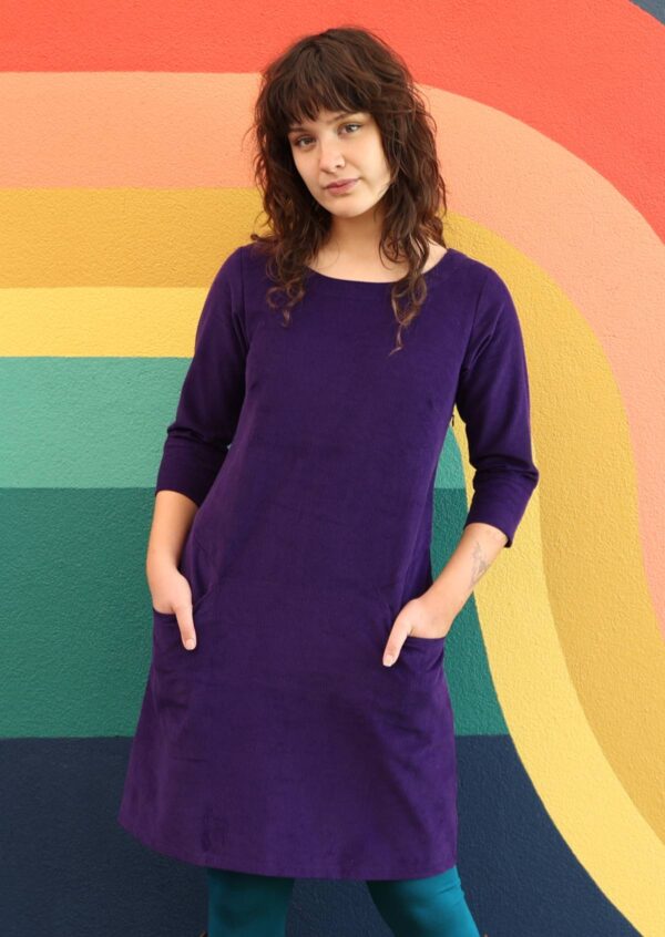 Corduroy Dress Parachute Purple - Image 5