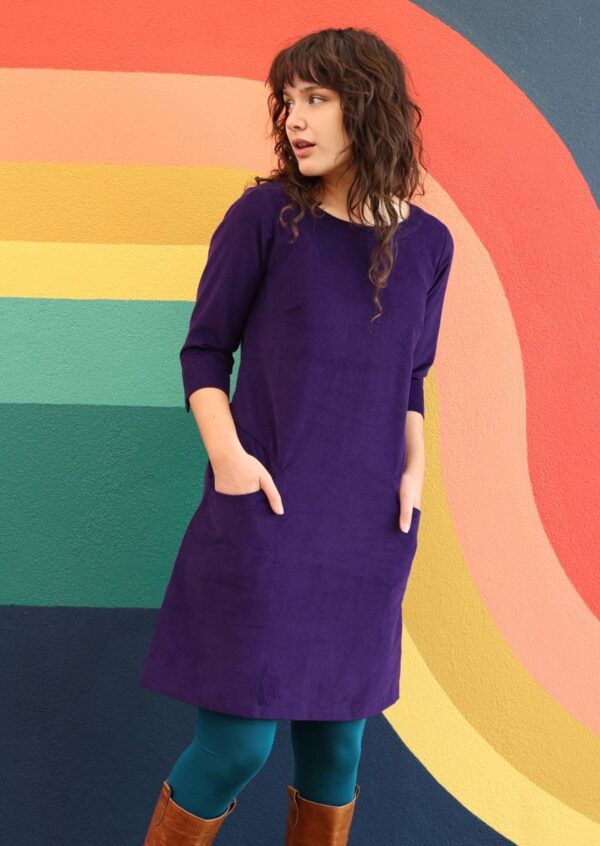 Corduroy Dress Parachute Purple - Image 4