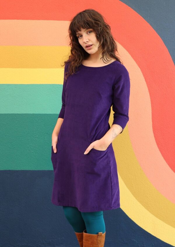 Corduroy Dress Parachute Purple - Image 6