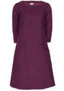 Corduroy Dress Plum Caspia
