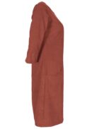 Corduroy Dress Burnt Henna