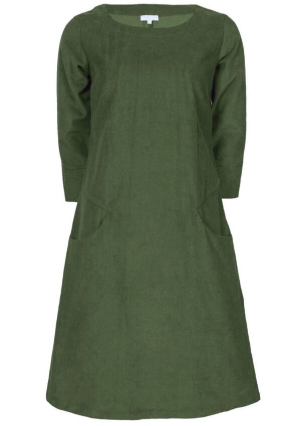 Corduroy Dress Douglas Fir - Image 10