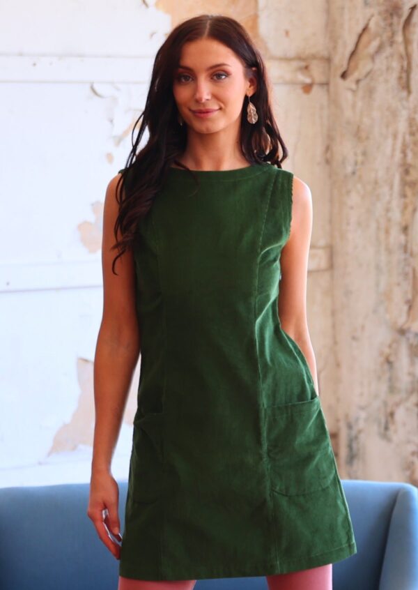 Pocket Corduroy Tunic Douglas Fir