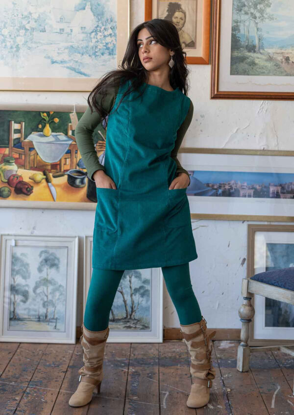 Pocket Corduroy Tunic Everglade - Image 4