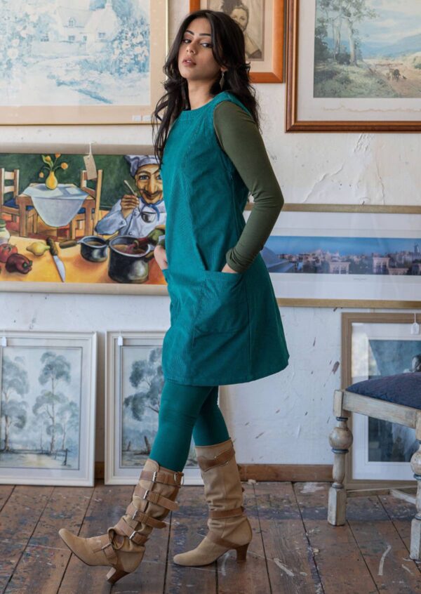 Pocket Corduroy Tunic Everglade - Image 2