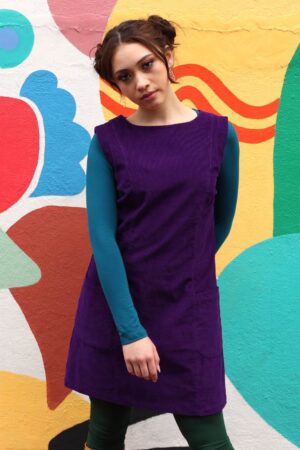 Pocket Corduroy Tunic Parachute Purple
