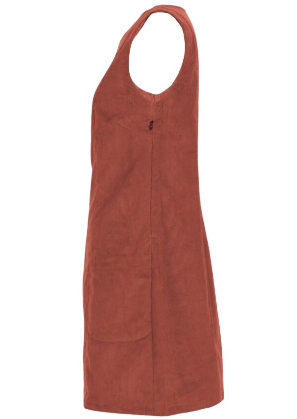 Pocket Corduroy Tunic Burnt Henna - Image 5