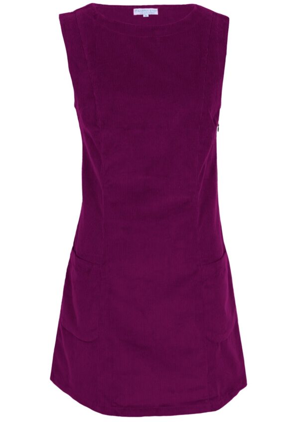 Pocket Corduroy Tunic Plum Caspia - Image 5