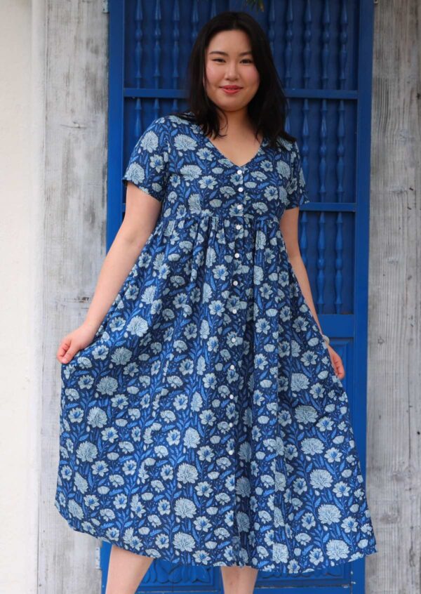 Promenade Dress Blue Meadow - Image 3