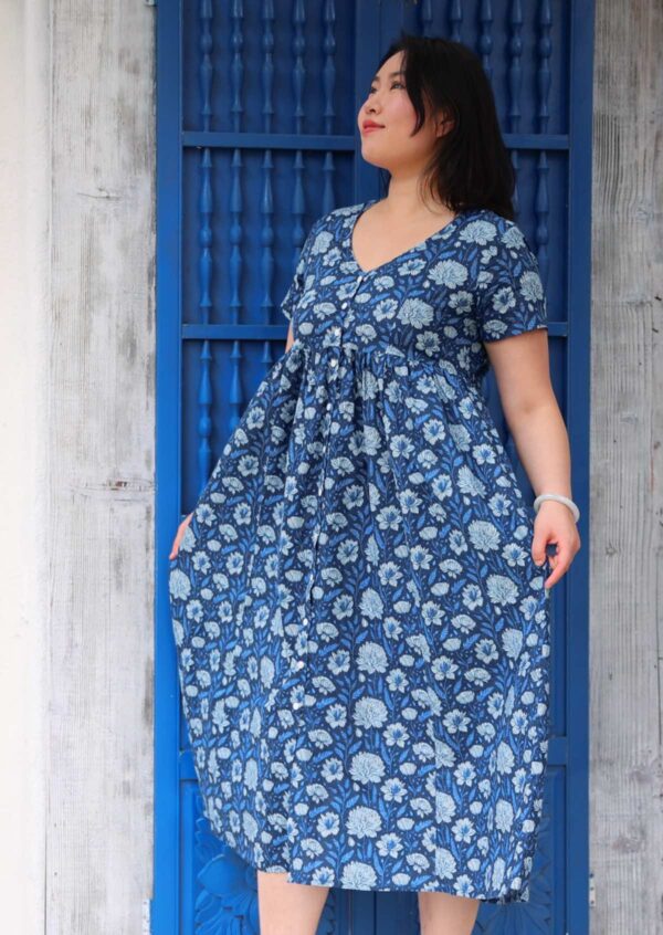 Promenade Dress Blue Meadow - Image 7