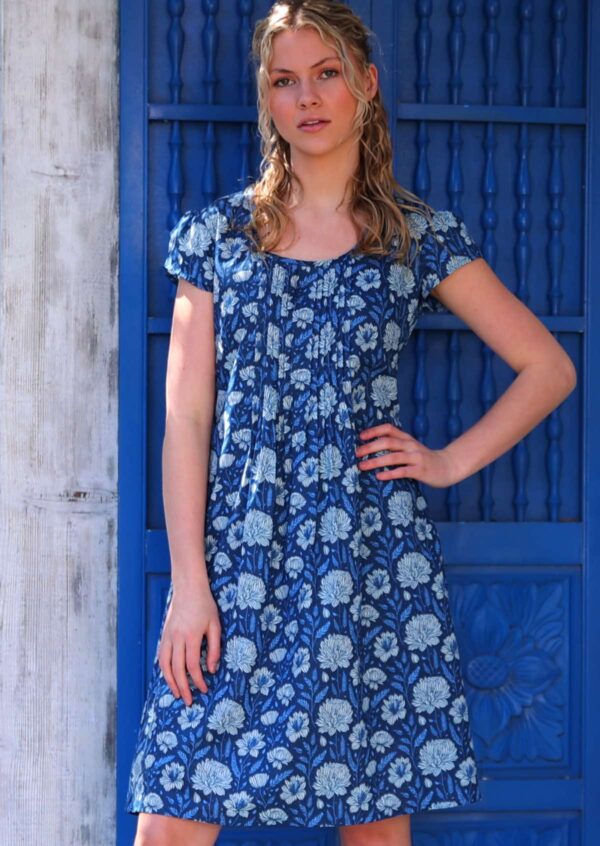Tulsi Dress Blue Meadow - Image 4