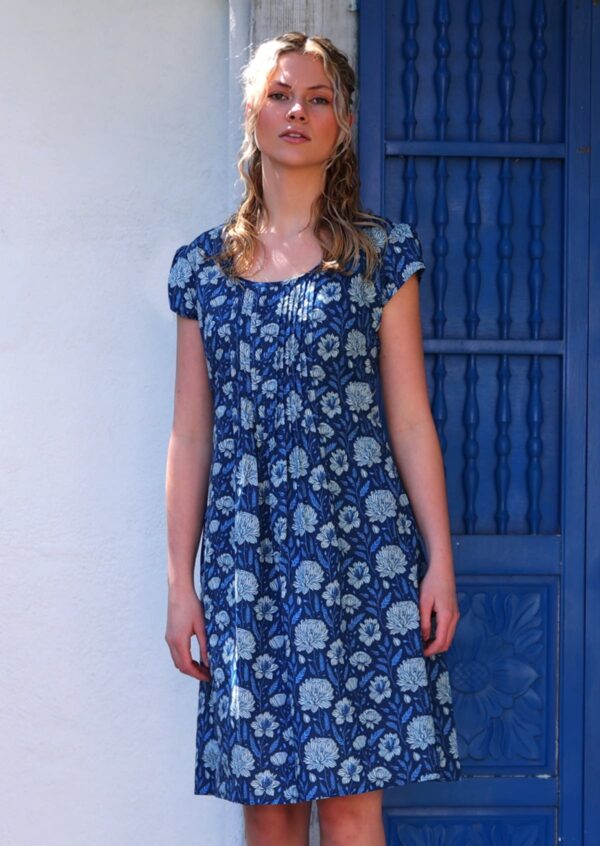 Tulsi Dress Blue Meadow - Image 7