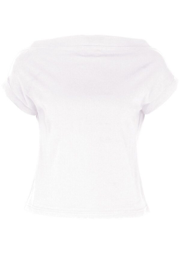 Wide Neck Mod Top White - Image 4