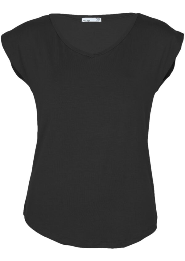 Simple Top V-neck Black - Image 6