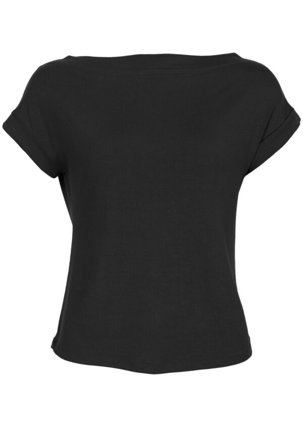 Wide Neck Mod Top Black - Image 4
