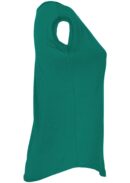 Simple Top V-neck Jade Green