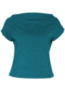 Wide Neck Mod Top Teal